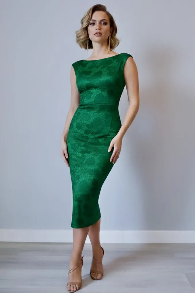 Refined open-back tango dress