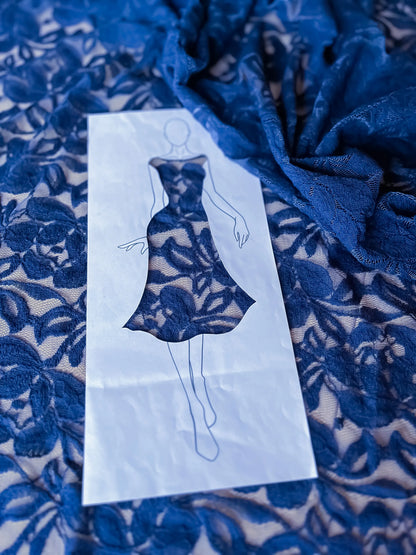 Refined open-back tango dress