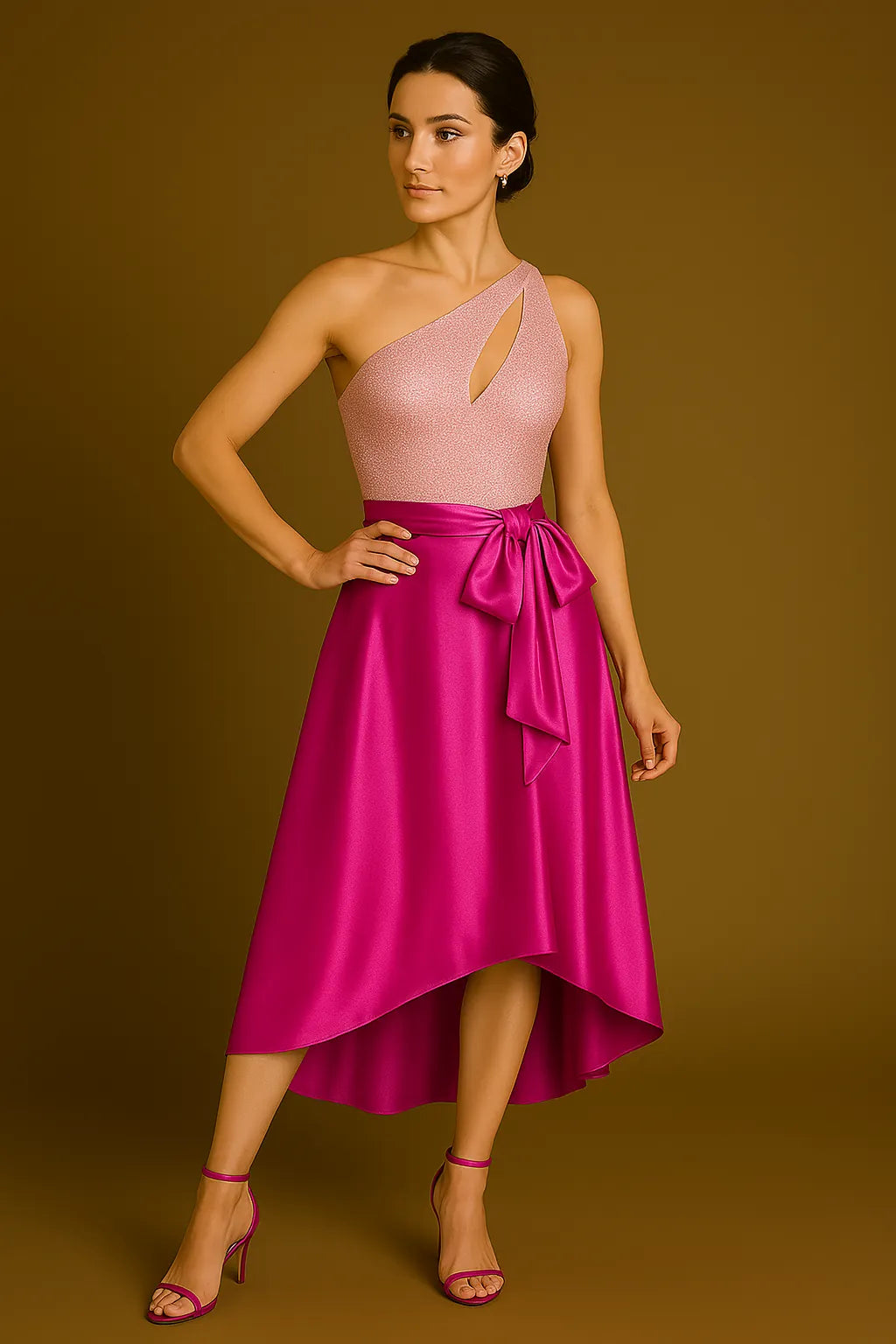 Silk wrap tango skirt in multiple colors
