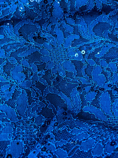 Shimmering lace tango top with open back