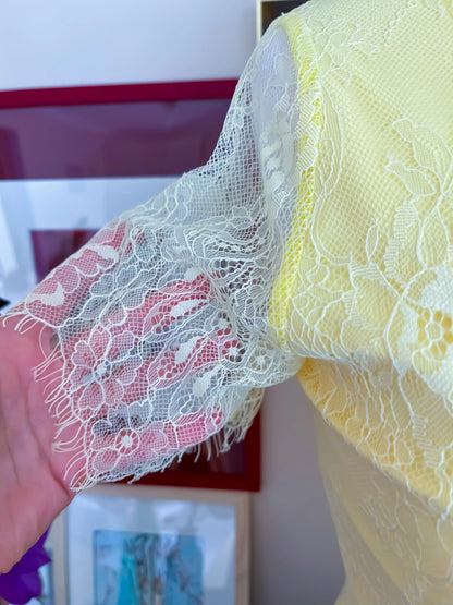 Elegant Chantilly lace tango top