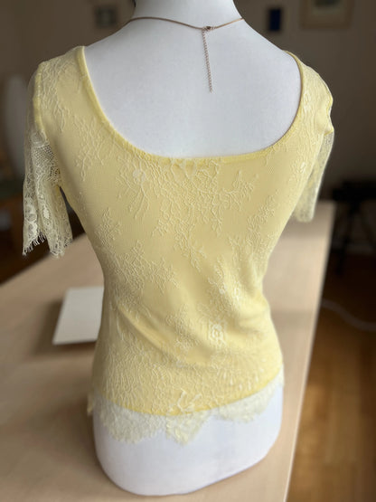 Elegant Chantilly lace tango top