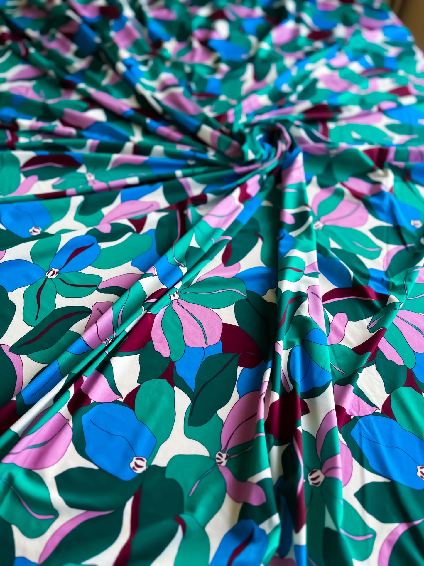 Graceful lightweight jersey tango skirt with flowing silhouette