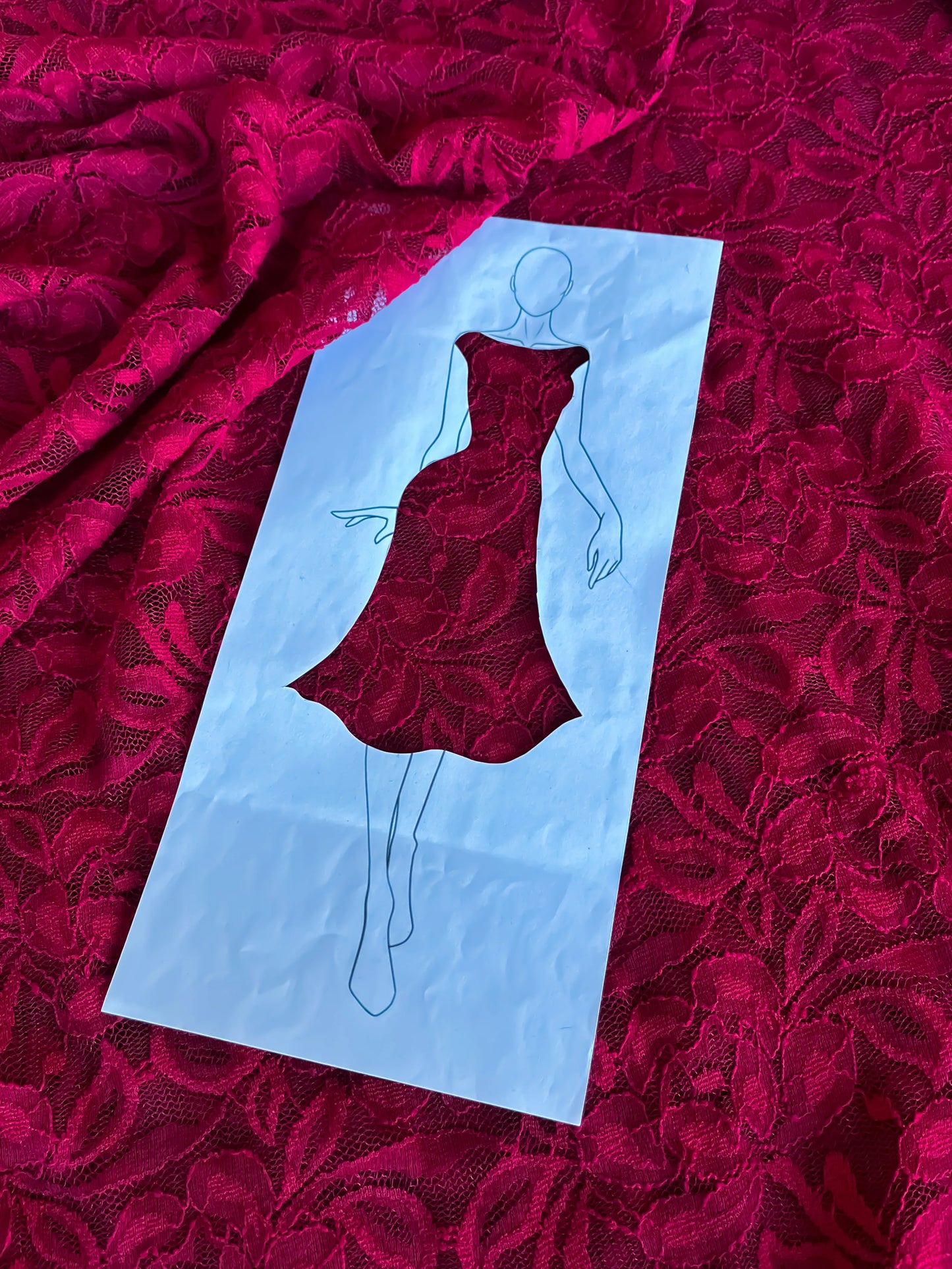 Romantic lace tango top with open back and ribbon tie