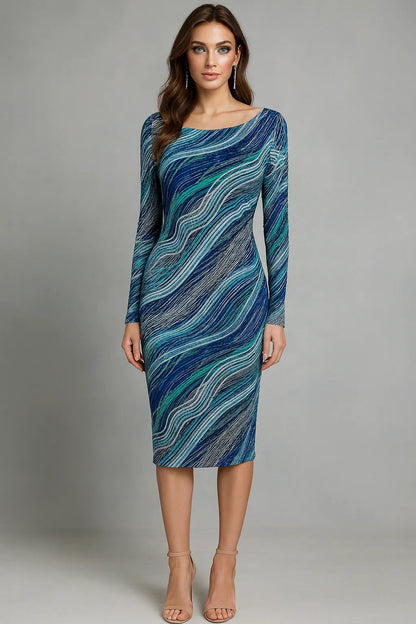 Exclusive one-of-a-kind knit tango dress