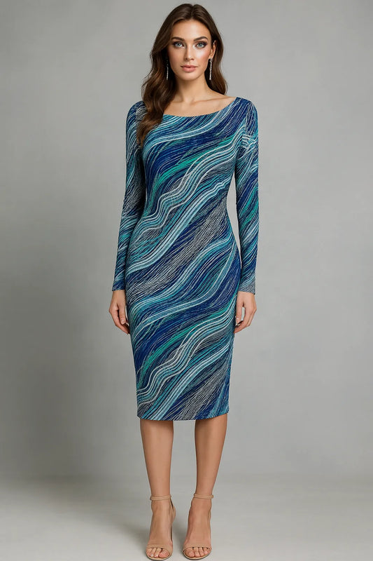 Exclusive one-of-a-kind knit tango dress