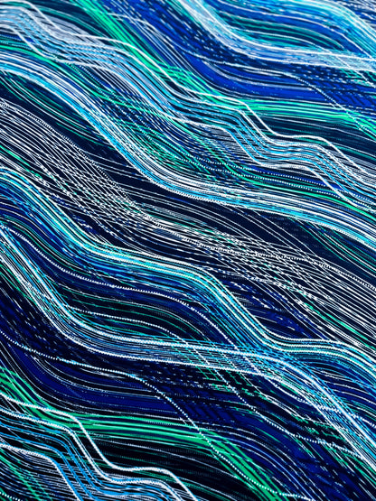 Exclusive one-of-a-kind knit tango dress