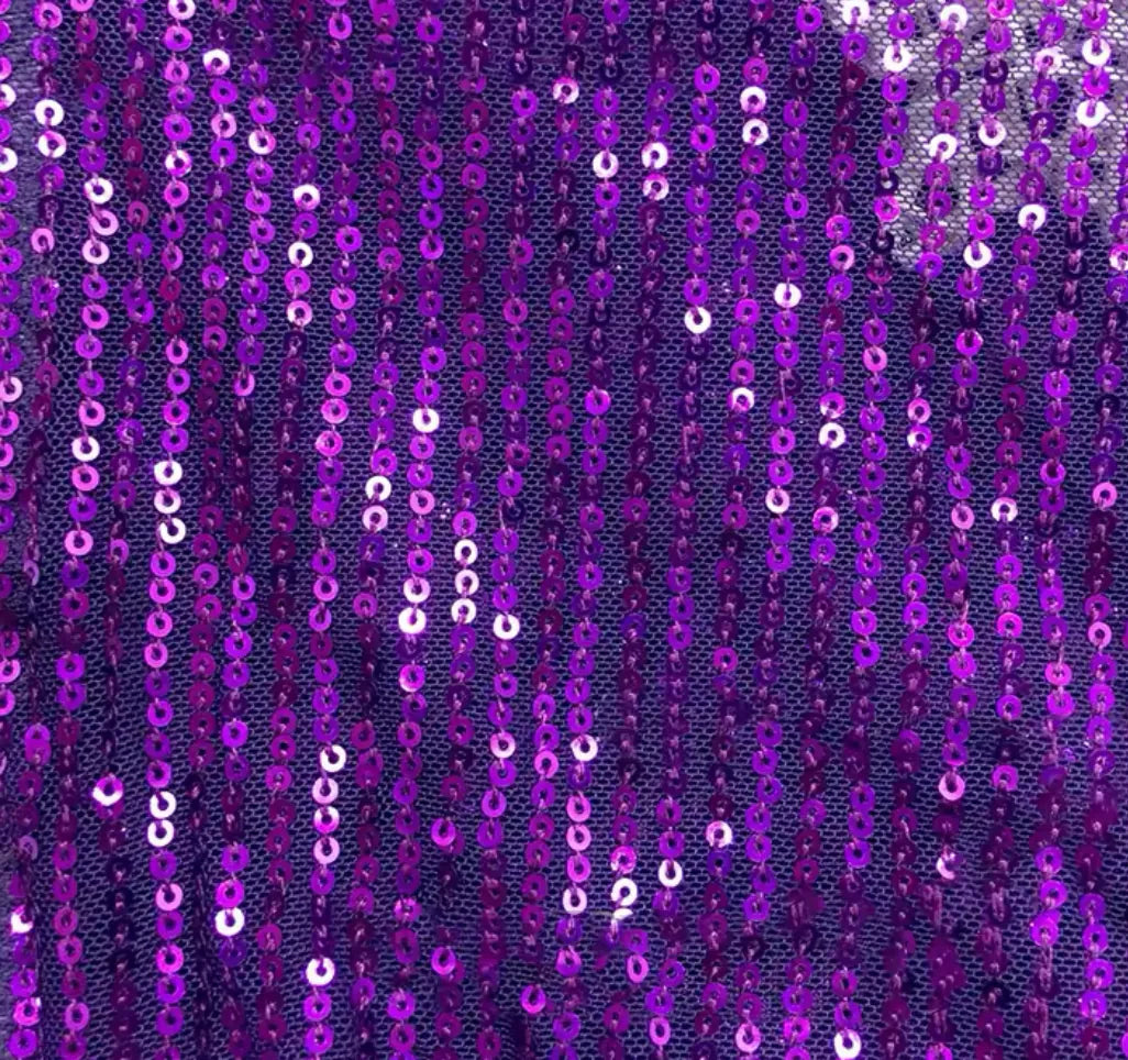 Shimmering sequin tango top with semi-open back