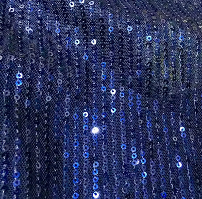 Shimmering sequin tango top with semi-open back