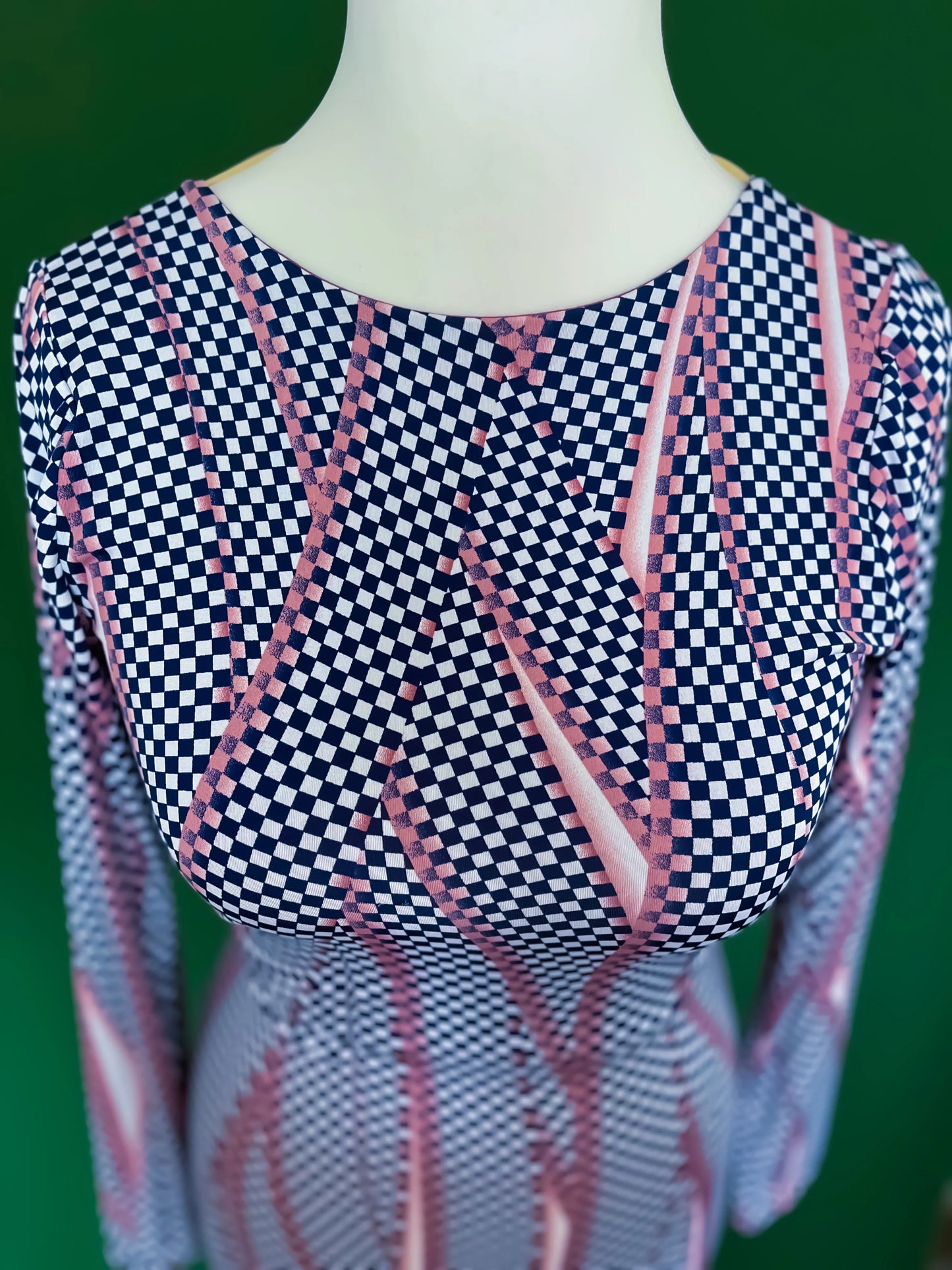 Midi tango dress with graceful flowing silhouette