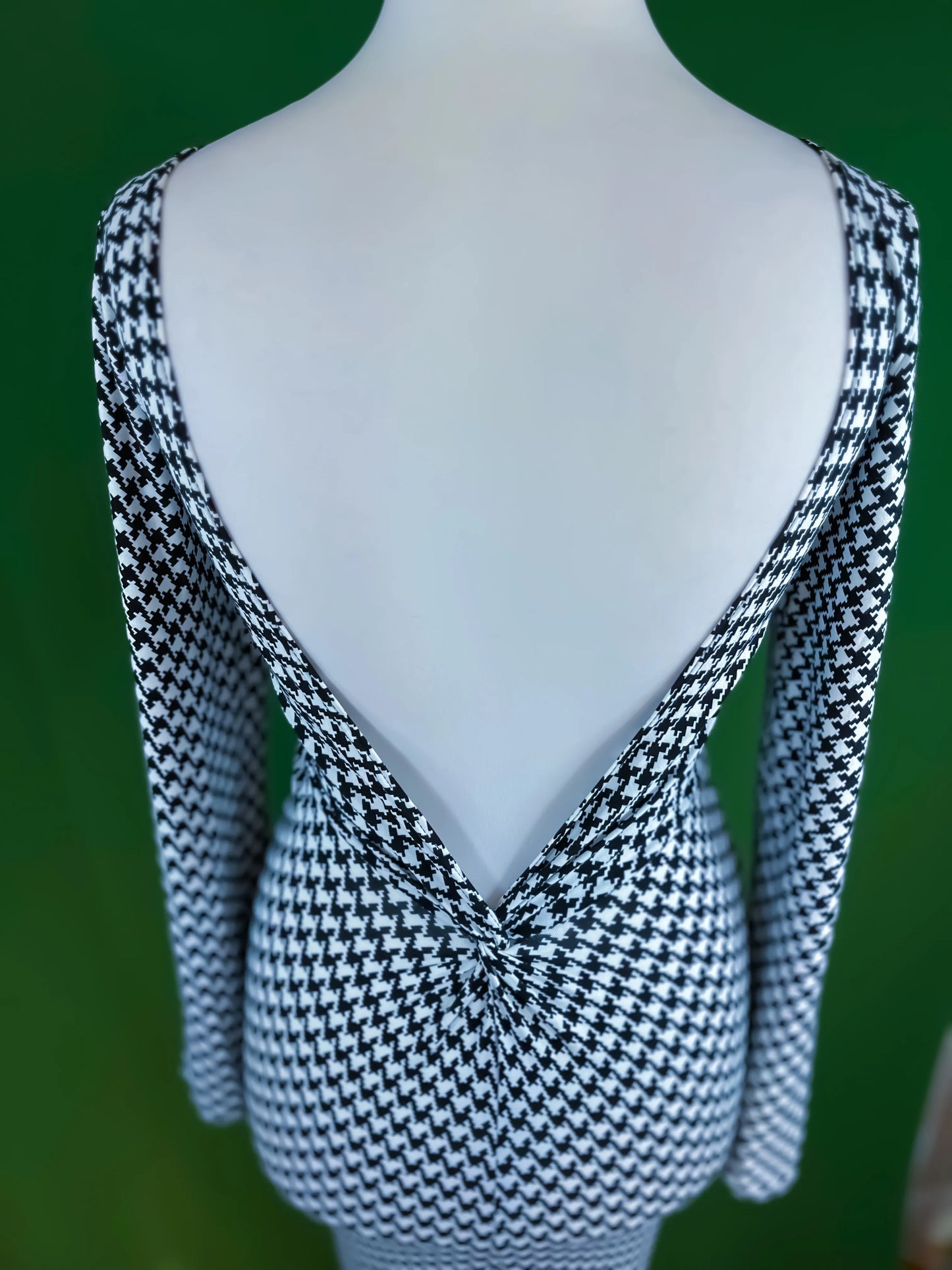 Graceful midi tango dress with flowing silhouette