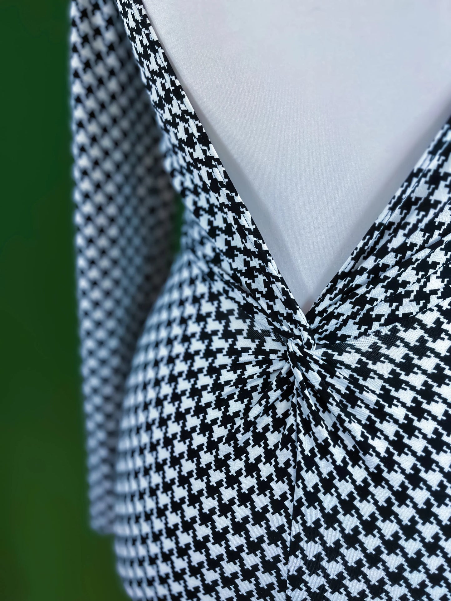 Graceful midi tango dress with flowing silhouette