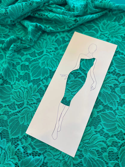 Haut tango exclusif en dentelle avec doublure en jersey