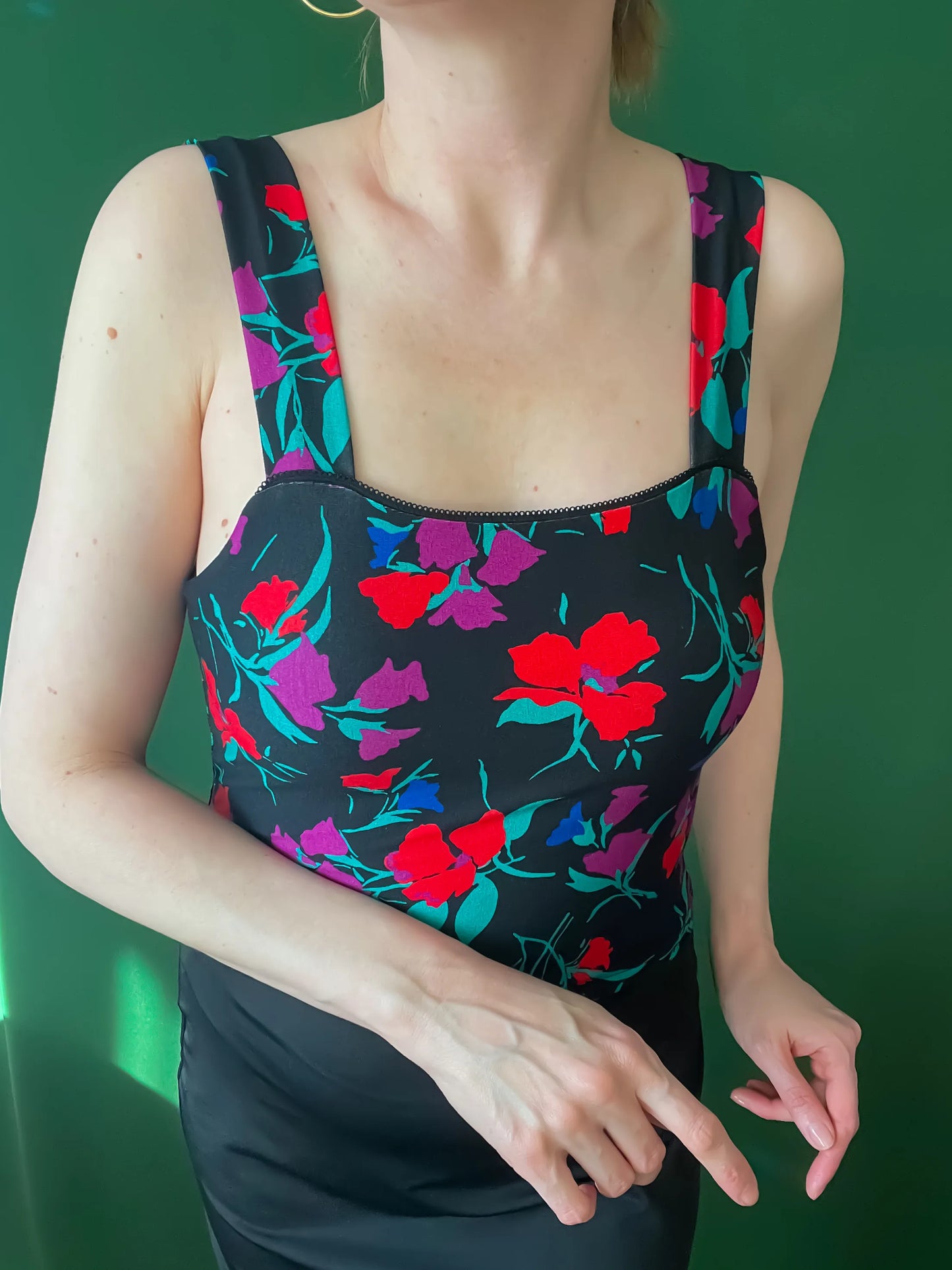 Exclusive tango top in soft jersey with lining