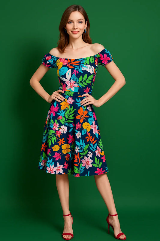 Floral tango top in soft viscose