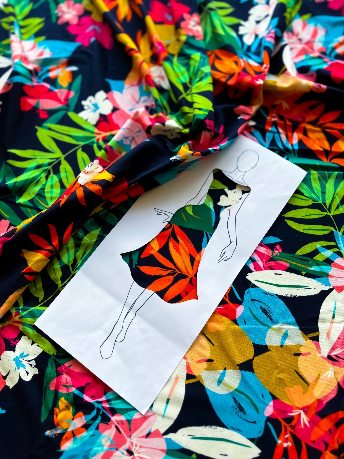 Floral tango top in soft viscose