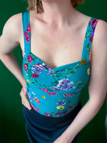 Exclusive tango top in soft jersey with lining