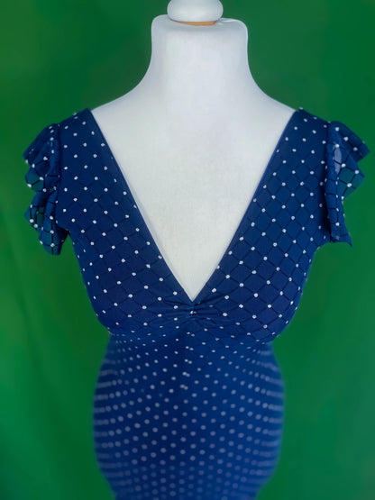 One-of-a-kind shimmering dress with graceful silhouette