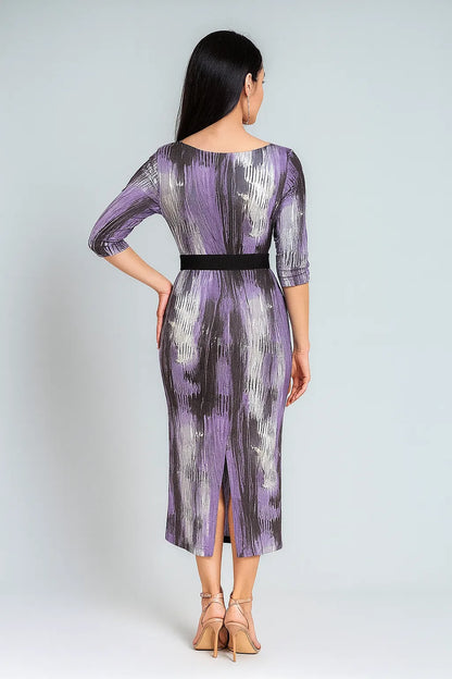 Flowing tango dress in soft viscose with lining