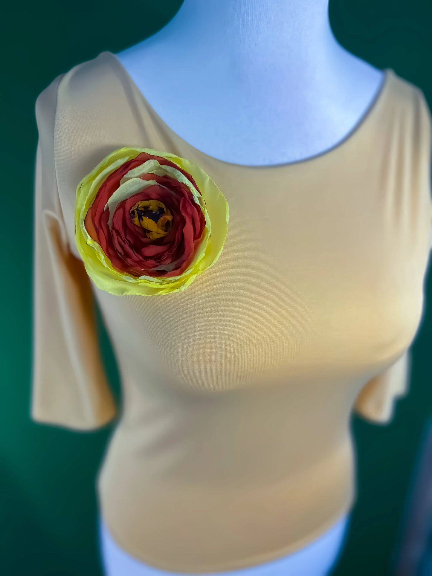 Silky jersey tango top with breathable lining