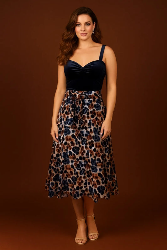 Elegant wrap tango skirt