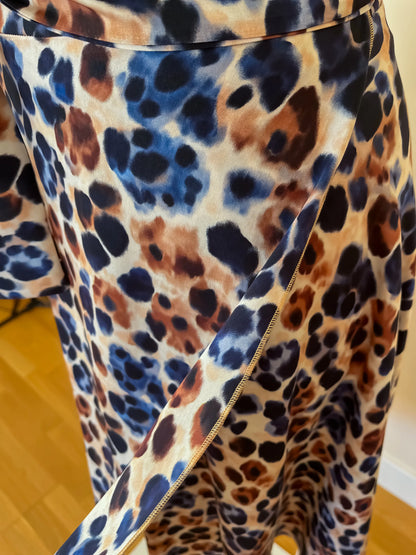 Elegant wrap tango skirt