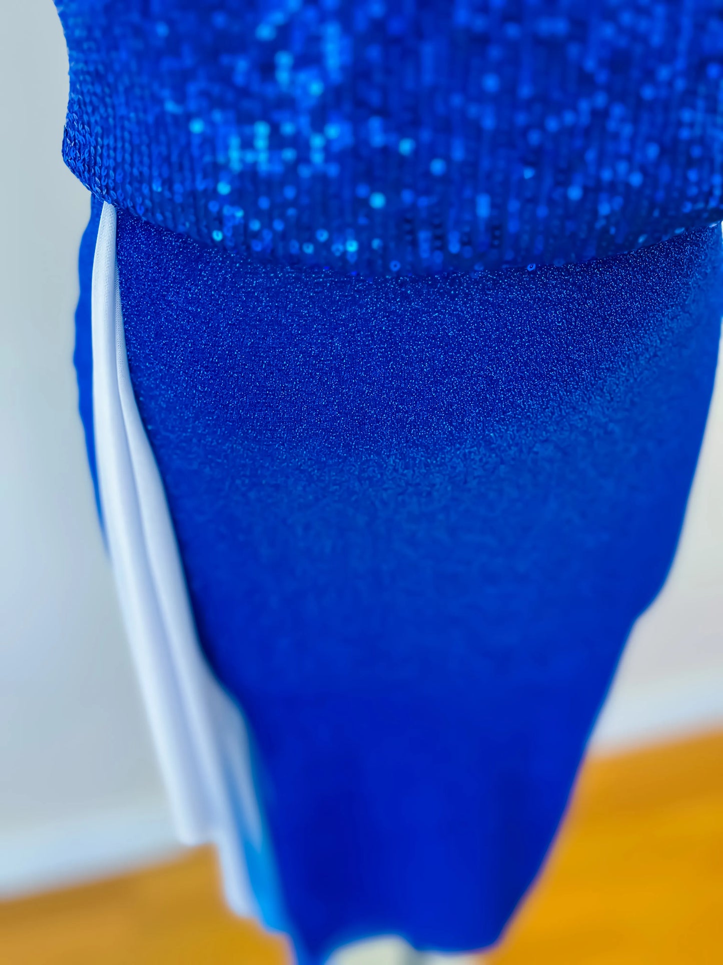 Pencil blue tango skirt