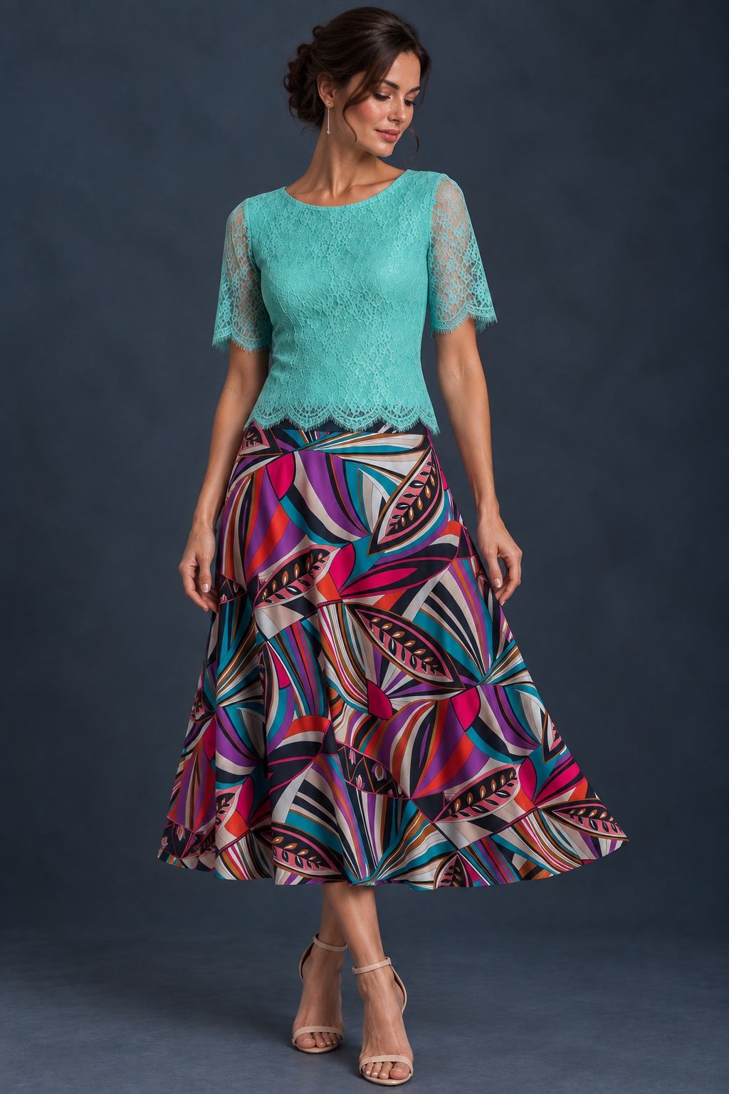 Silky Jersey A-Line Tango Skirt