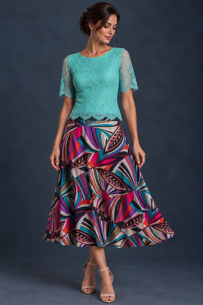 Silky Jersey A-Line Tango Skirt