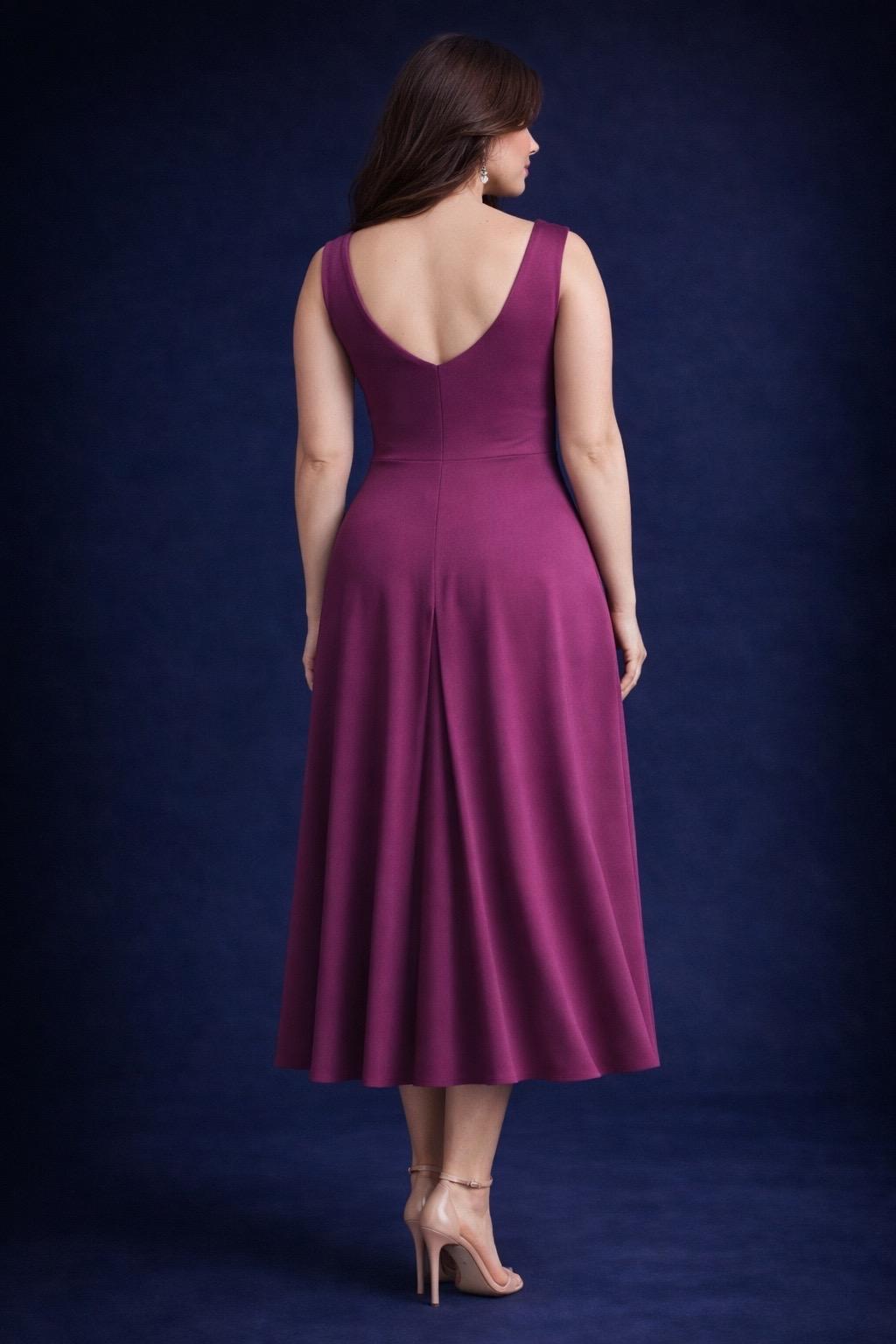 A-line jersey tango dress