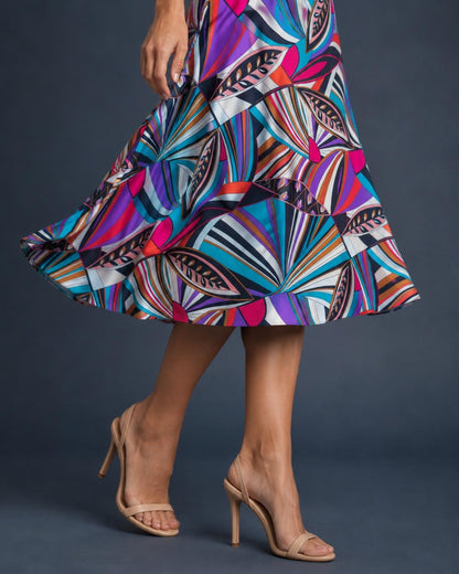 Graceful Lightweight Jersey Tango Skirt with Flowing Silhouette