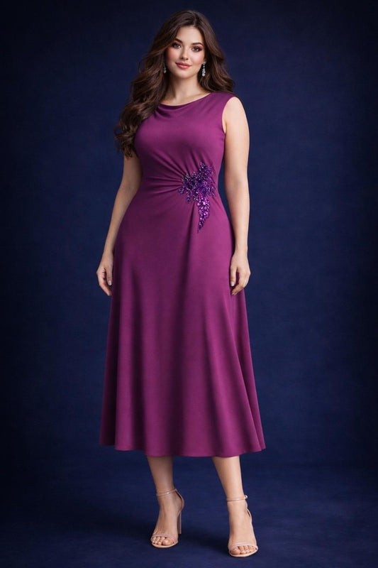 A-line jersey tango dress
