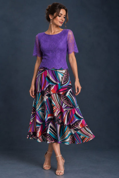 Silky Jersey A-Line Tango Skirt