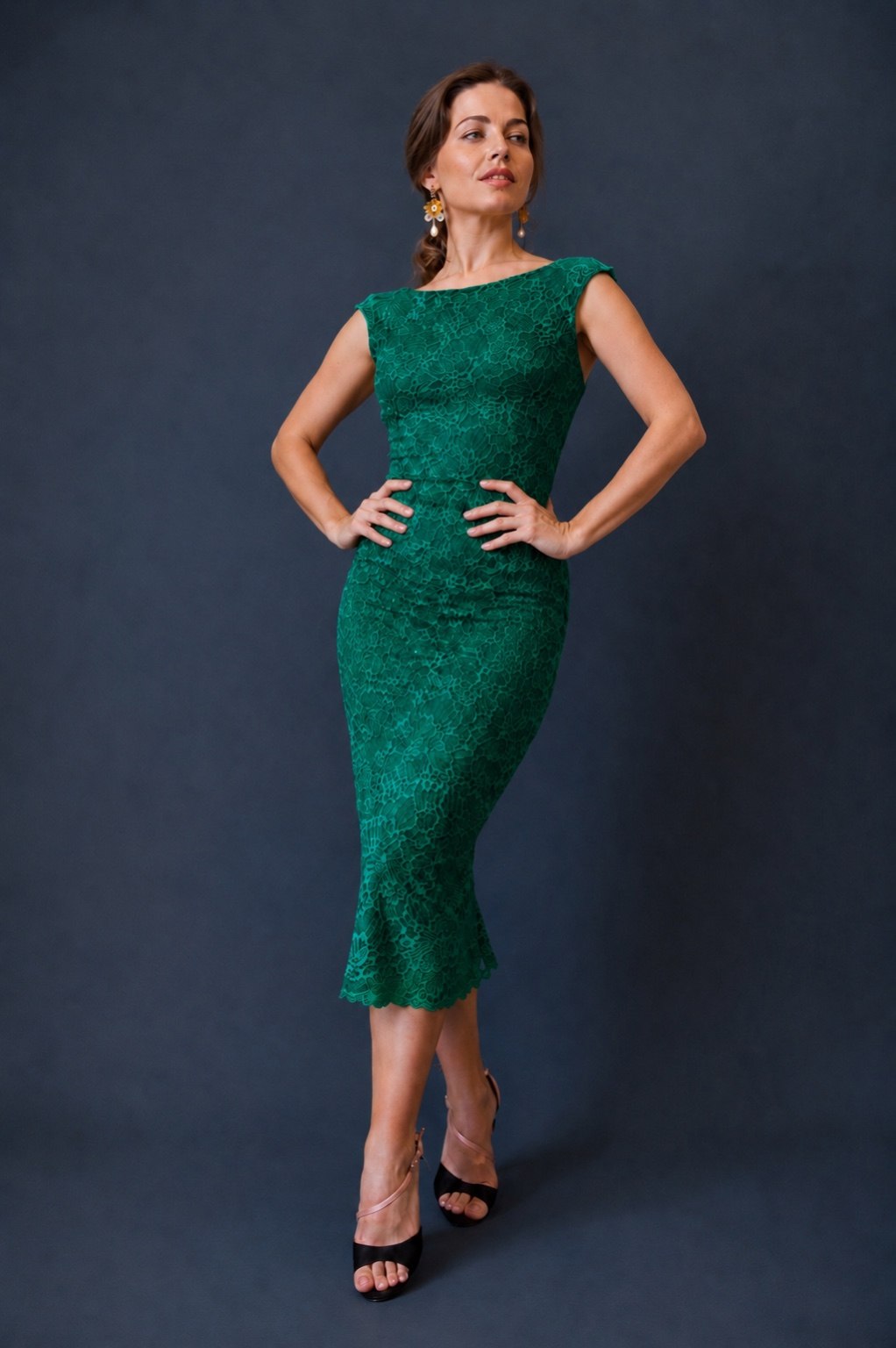 Refined Open-Back Tango Dress
