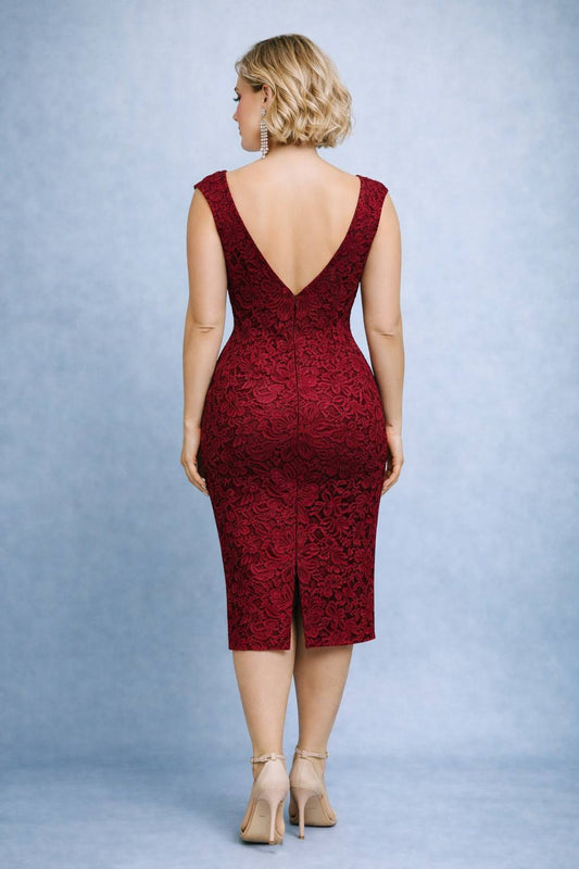 Refined open-back tango dress