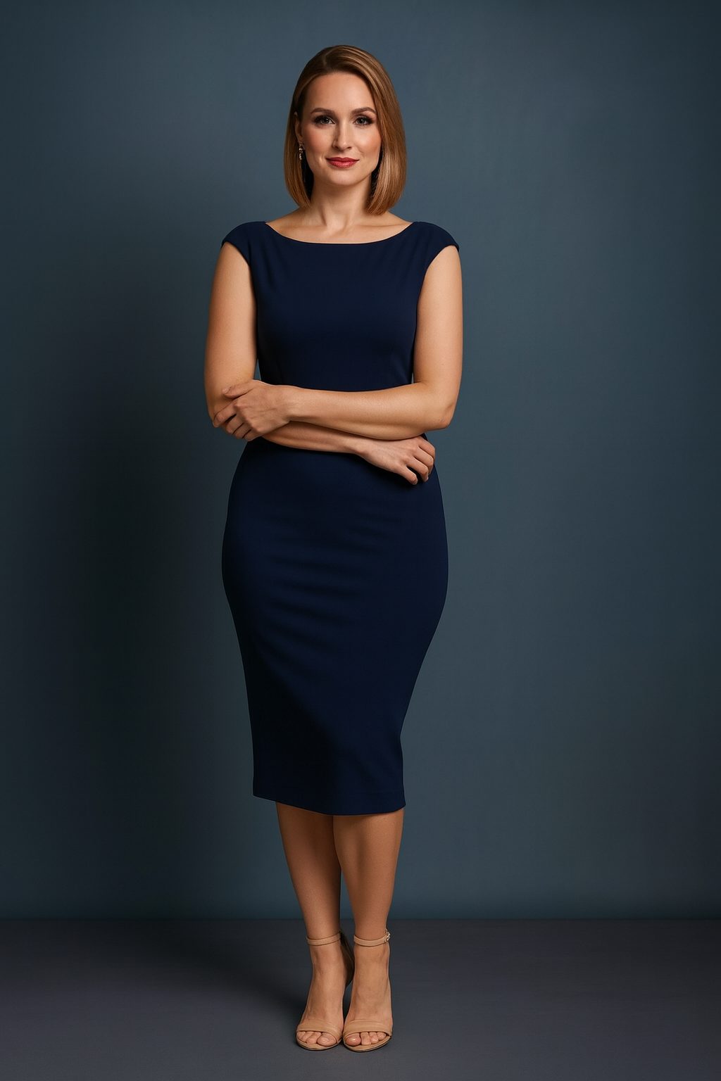 Elegant silky jersey tango dress with open back