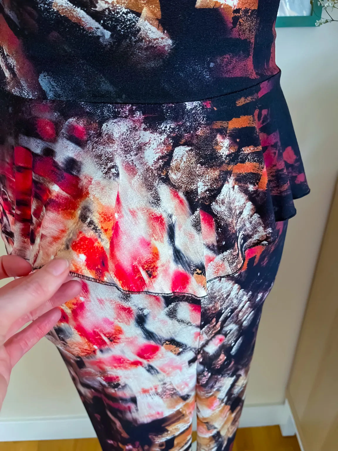 Viscose Tango Set – Peplum Top and Pencil Skirt