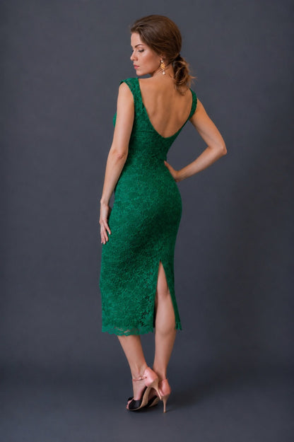 Refined Open-Back Tango Dress