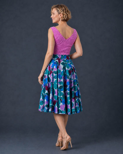 Flowing A-Line Tango Skirt in Cold Jersey