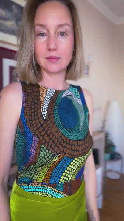 Soft and elegant tango top made of gentle viscose