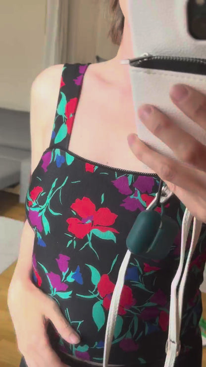 Exclusive tango top in soft jersey with lining