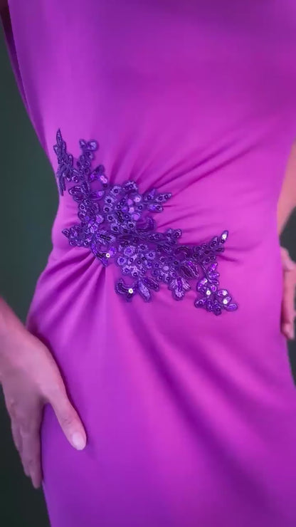 A-line jersey tango dress