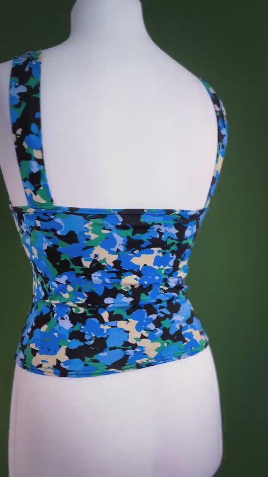 Exclusive tango top in soft jersey with lining