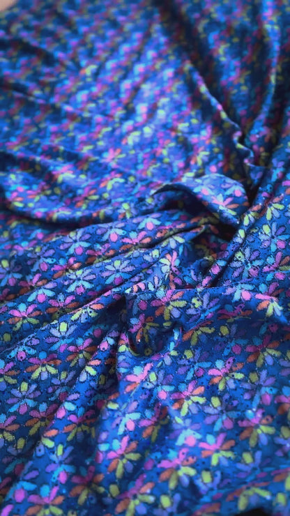 Shimmering lace tango top with scalloped edges