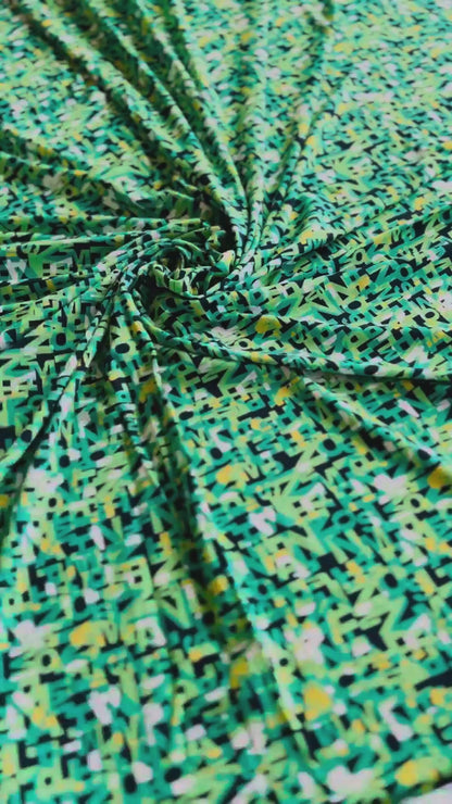 Exclusive viscose tango skirt with elegant summer style