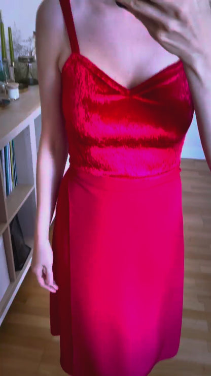 Wrap tango skirt with an elegant A-line silhouette