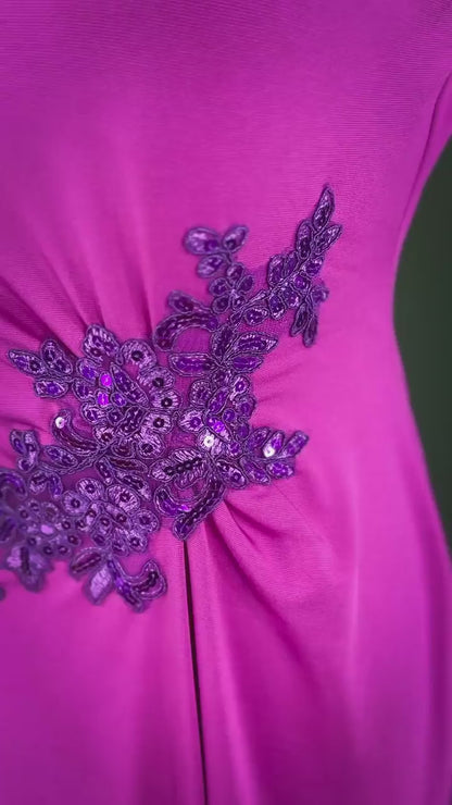 A-line jersey tango dress