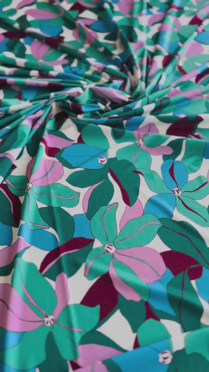 Graceful lightweight jersey tango skirt with flowing silhouette